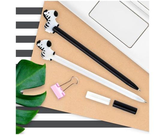 Ручка шариковая MESHU "Zebra" синяя, 0,7мм, корпус ассорти 296377