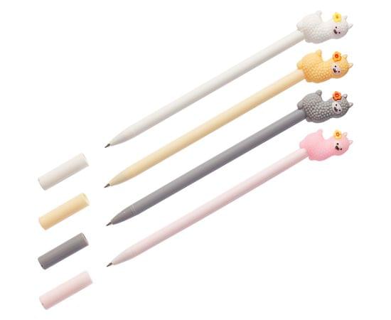 Ручка шариковая MESHU "Lama" синяя, 0,7мм, корпус ассорти 296382