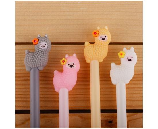 Ручка шариковая MESHU "Lama" синяя, 0,7мм, корпус ассорти 296382