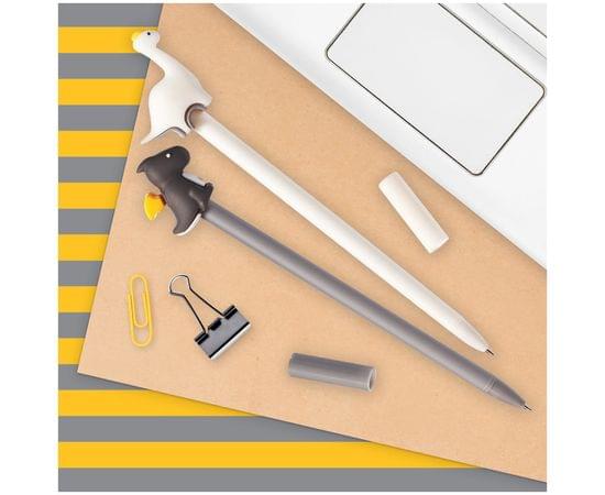 Ручка шариковая MESHU "Dino" синяя, 0,7мм, корпус ассорти 296389