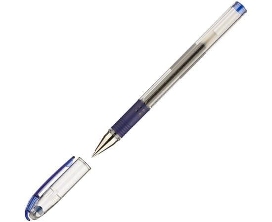 Ручка гелевая Pilot "G-3" синяя, 0,38мм, грип BLN-G3-38-L