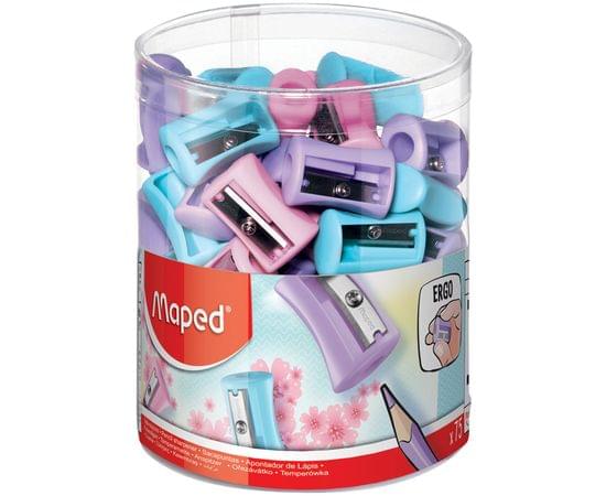 Точилка MAPED Vivo Pastel, пластиковая, корпус пастельный ассорти, 063011 271914