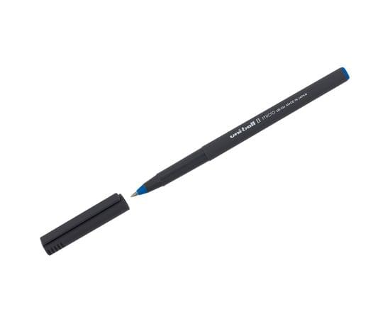 Ручка-роллер Uni "Uni-Ball II Micro UB-104" синяя, 0,5мм 66253