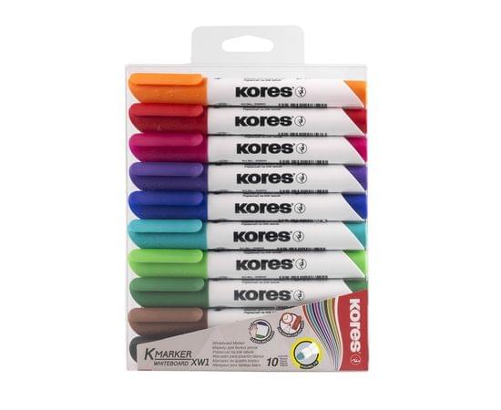 Набор маркеров для досок KORES 3мм 10шт/уп 20800 691269