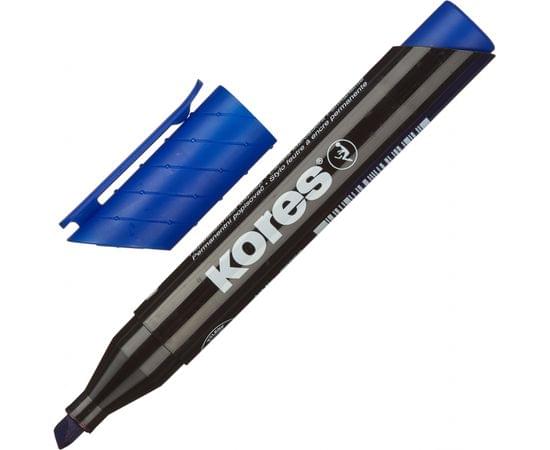 Маркер перманентный KORES синий 3-5 мм скошенный наконечник '20953 867789