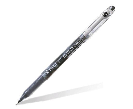 Ручка гелевая Pilot P-500 черная 0,5мм BL-P50(B)