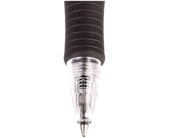 Ручка шариковая автоматическая Pilot "Super Grip" черная, 0,7мм, черный грип BPGP-10R-F-B