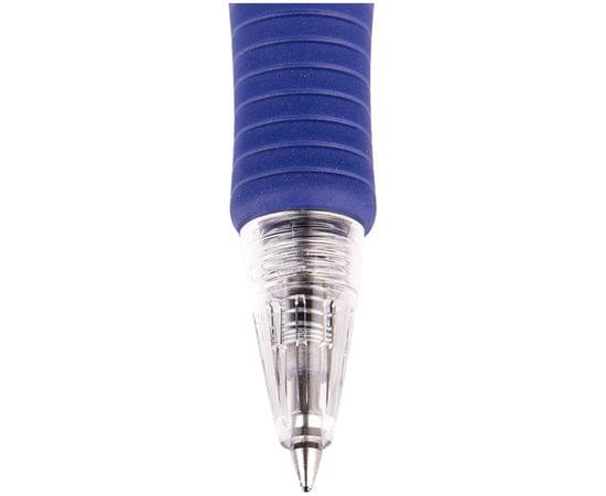 Ручка шариковая автоматическая Pilot "Super Grip" синяя, 0,7мм, синий грип BPGP-10R-F-L