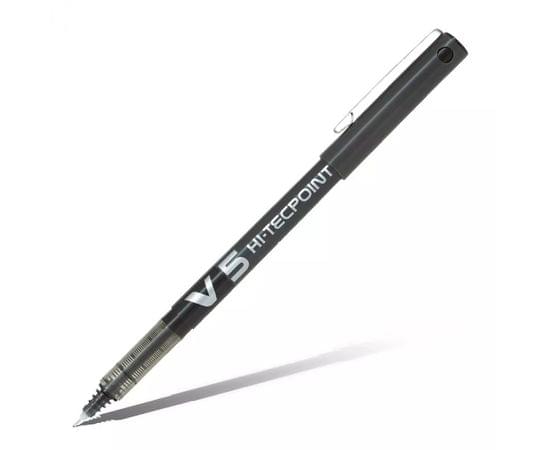 Ручка роллер Pilot Hi-Tecpoint V5 черная 0,5мм BX-V5-B