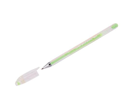 Ручка гелевая Crown "Hi-Jell Pastel" зеленая пастель, 0,8мм HJR-500P