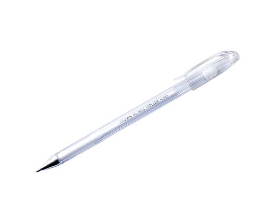 Ручка гелевая Crown "Hi-Jell Pastel" белая пастель, 0,8мм HJR-500P