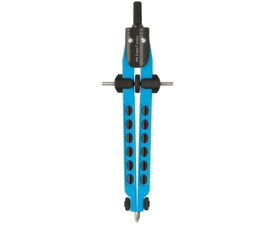 Циркуль Faber-Castell "Factory Neon", + грифели, пластиковый футляр, цвет ассорти 174335