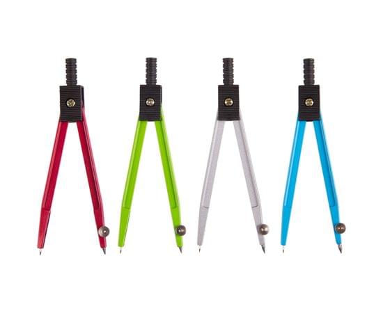 Циркуль ArtSpace металлический, 115мм, ПВХ чехол, ассорти 260691