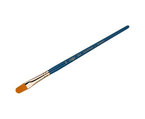 Кисть художественная синтетика Гамма "Галерея", плоскоовальная №10, короткая ручка 303010