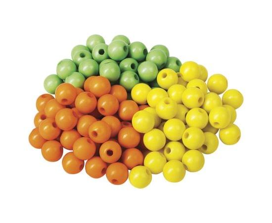 Бусины для творчества ШАРИКИ, 8мм, 30г., желтые, оранжевые, зеленые, ОСТРОВ СОКРОВИЩ, 661234 661234 