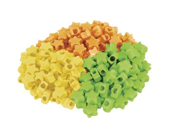 Бусины для творчества ЗВЕЗДЫ, 10мм, 30г., желтые, оранжевые, зеленые, ОСТРОВ СОКРОВИЩ, 661249 661249 