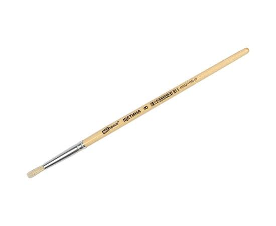 Кисть щетина, ArtSpace, круглая №08, пакет, европодвес BH8_14564