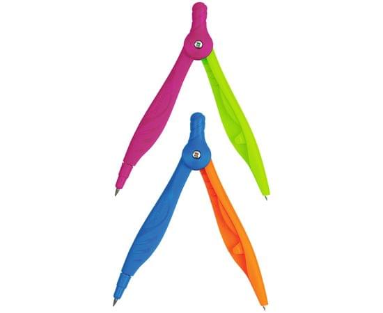 Циркуль Berlingo "Supertwist" пластиковый, 120мм, безопасная игла, блистер CS_10101