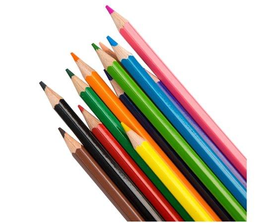 Карандаши цветные Гамма "Классические", 12цв., заточен., картон. упаковка, европодвес 050918_02