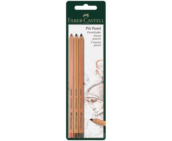 Пастельные карандаши Faber-Castell "Pitt Pastel" 03цв., блистер 112797