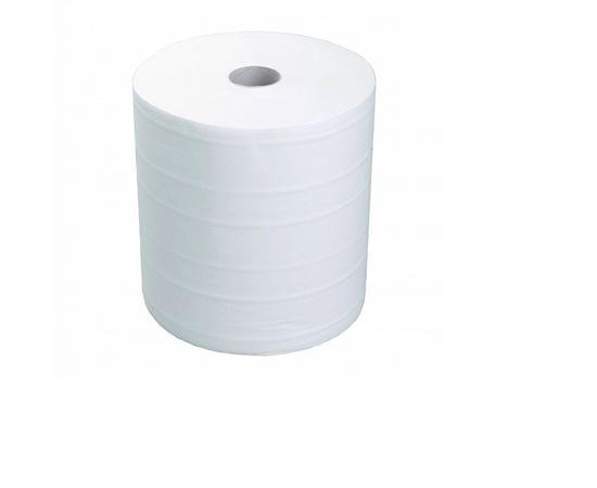 Полотенца бумажные в рулонах 1*1, 2 сл. Профи, 210 м, с центральной вытяжкой, белые 1/6 12-0204