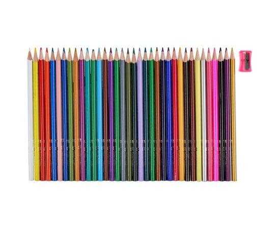 Карандаши цветные Faber-Castell "Ecopen" 36цв., трехгран., заточен., картон, европодвес, с точилкой 120536