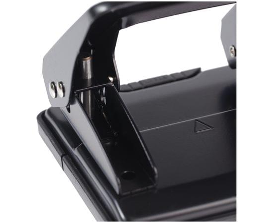 Дырокол Berlingo "Universal" 20л., металлический, черный, с линейкой DDm_20041