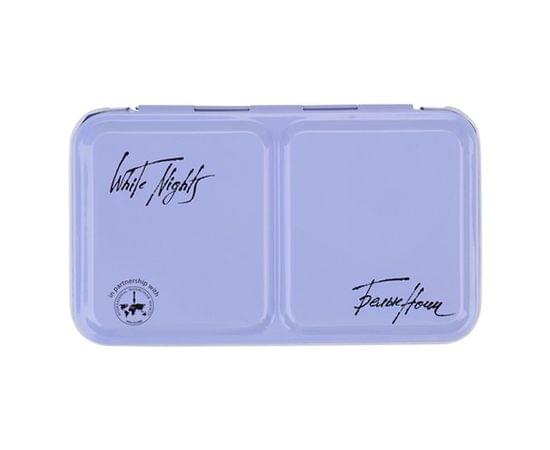 Белые ночи Пенал для акварели на 12 кювет с палитрой, металл, светло-голубой 2011301444