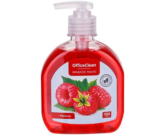 Мыло жидкое OfficeClean "Малина", с дозатором, 300мл 230177