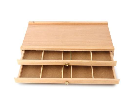 Органайзер для пастели Гамма "Студия", 2 уровня, 27*7,3*41см, бук 2308198