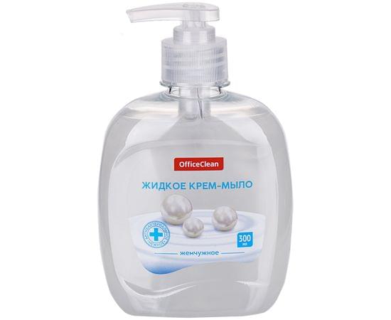 Мыло-крем жидкое OfficeClean "Жемчужное", антибактериальное, с дозатором, 300мл 281355