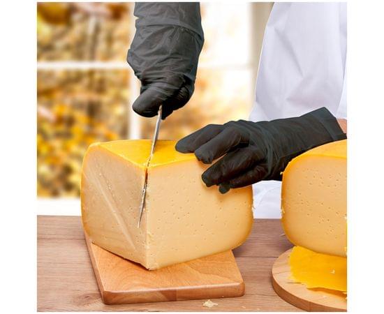 Перчатки эластомерные Aviora, L, 100шт., черные, картонная коробка 402-884