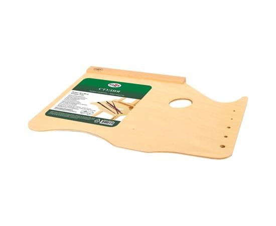 Полка-палитра деревянная прямоугольная Гамма "Студия" 30*40см, бук 507192