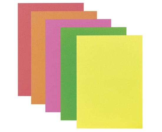 Цветная пористая резина (фоамиран) А4, 2мм, ОСТРОВ СОКРОВИЩ 5л., 5цв, неоновая, 660076 660076