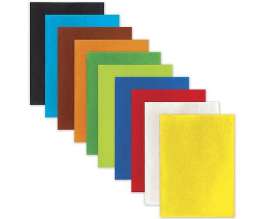 Цветной фетр МЯГКИЙ А4, 2мм, 10л, 10цв, плотность 170 г/м, ОСТРОВ СОКРОВИЩ, 660088 660088
