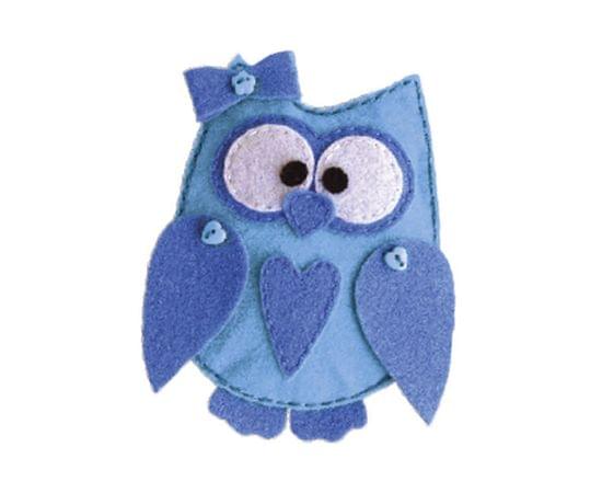 Цветной фетр для творчества А4 ОСТРОВ СОКРОВИЩ 5л., 5цв., толщ. 2мм, оттенки синего, 660641 660641