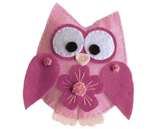 Цветной фетр МЯГКИЙ А4, 2мм, 5л, 5цв, плотность 170 г/м, оттенки розового, ОСТРОВ СОКРОВИЩ, 660644 660644