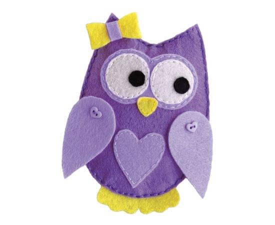 Цветной фетр МЯГКИЙ А4, 2мм, 5л, 5цв, плотность 170 г/м, оттенки фиолетового ОСТРОВ СОКРОВИЩ, 660645 660645