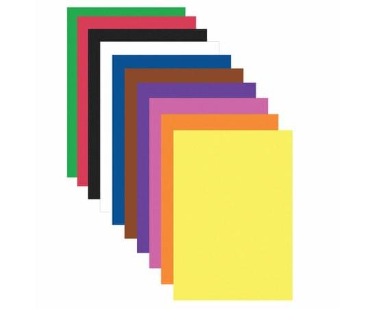 Пористая резина/фоамиран А4, 1 мм ОСТРОВ СОКРОВИЩ 10 л, 10 цв, яркие цвета, 661696 661696