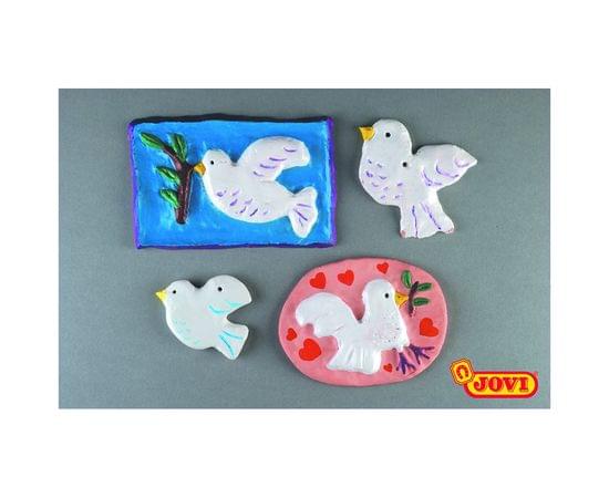 Паста для моделирования JOVI, отвердевающая, белый, 500г, вакуумный пакет 85