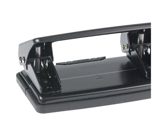 Дырокол Berlingo "Universal" 10л., металлический, черный, с линейкой DDm_10011