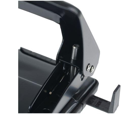 Дырокол Berlingo "Universal" 30л., металлический, черный, с линейкой DDm_30061