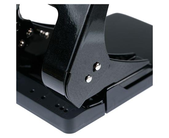 Дырокол энергосберегающий Berlingo "Smart Technology" 45л., металлический, фиксатор, линейка, черный DDm_45301