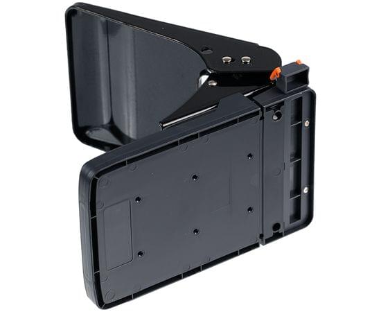 Дырокол энергосберегающий Berlingo "Smart Technology" 45л., металлический, фиксатор, линейка, черный DDm_45301