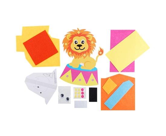 Аппликация из фетра и пуговиц Мульти-Пульти "Львенок", европодвес FC_29572