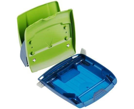 Дырокол Berlingo "Power TX" 30л., металлический, с фиксатором и линейкой, зеленый KPh_30180