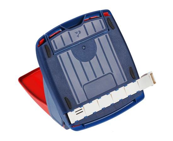 Дырокол Berlingo "Power TX" 30л., металлический, с фиксатором и линейкой, красный KPh_30181