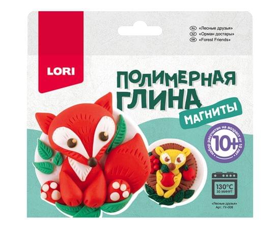 Набор для изготовления магнитов из полимерной глины Lori "Лесные друзья" Пг-008