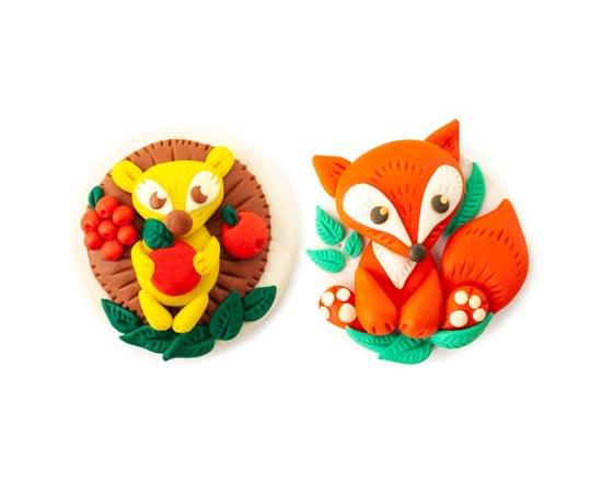 Набор для изготовления магнитов из полимерной глины Lori "Лесные друзья" Пг-008