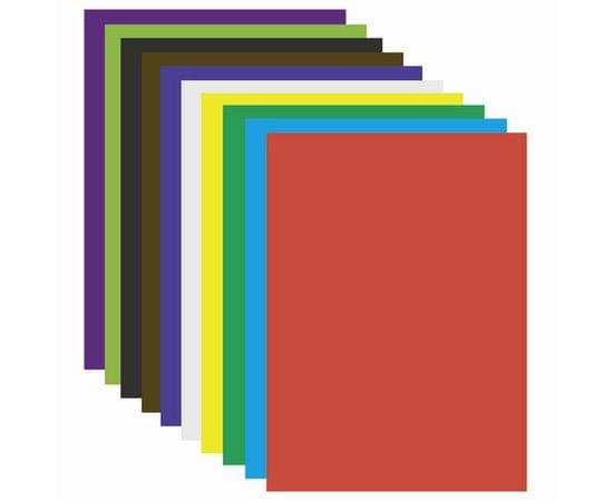 Картон цветной БОЛЬШОГО ФОРМАТА, А3 МЕЛОВАННЫЙ, 10л. 10цв.,BRAUBERG, 297х420мм, Галактика, 129908 129908